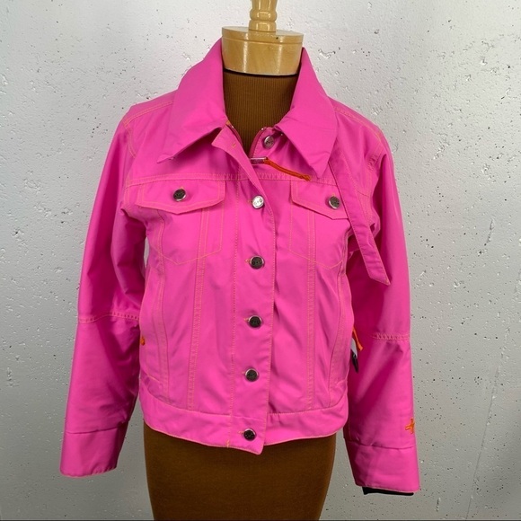 JC de Castelbajac Small Fuchsia Pink Ski Jacket - Picture 1 of 14